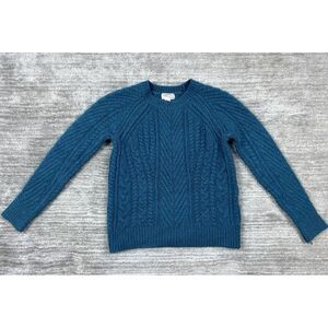 Forever 21 Sweater Womens‎ Small Blue Long Sleeve Knit